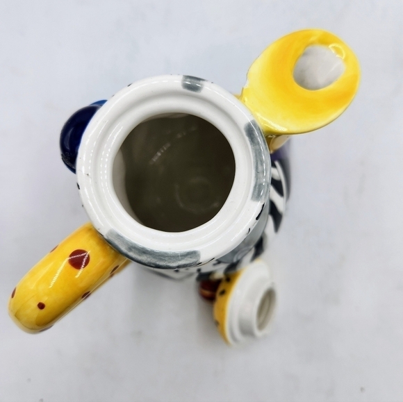 Juleez Hand Crafted Hand Painted Teapot Designed by Artist Julie Borden - Picture 4 of 14